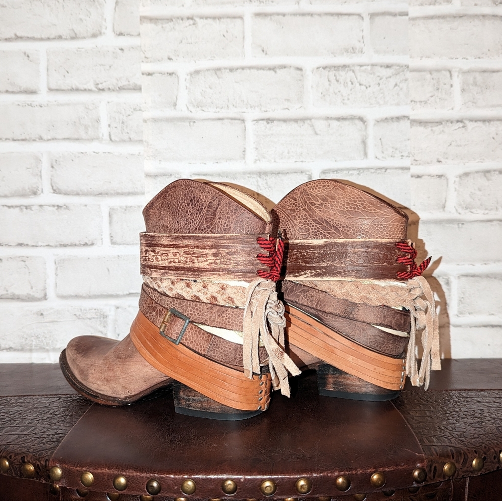 Freebird MEZCAL Brown Bootie size 6 - Picture 6 of 13